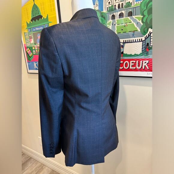 Stella McCartney Women’s Grey Plaid Blazer - Size 42 / US 6 - Picture 5 of 14